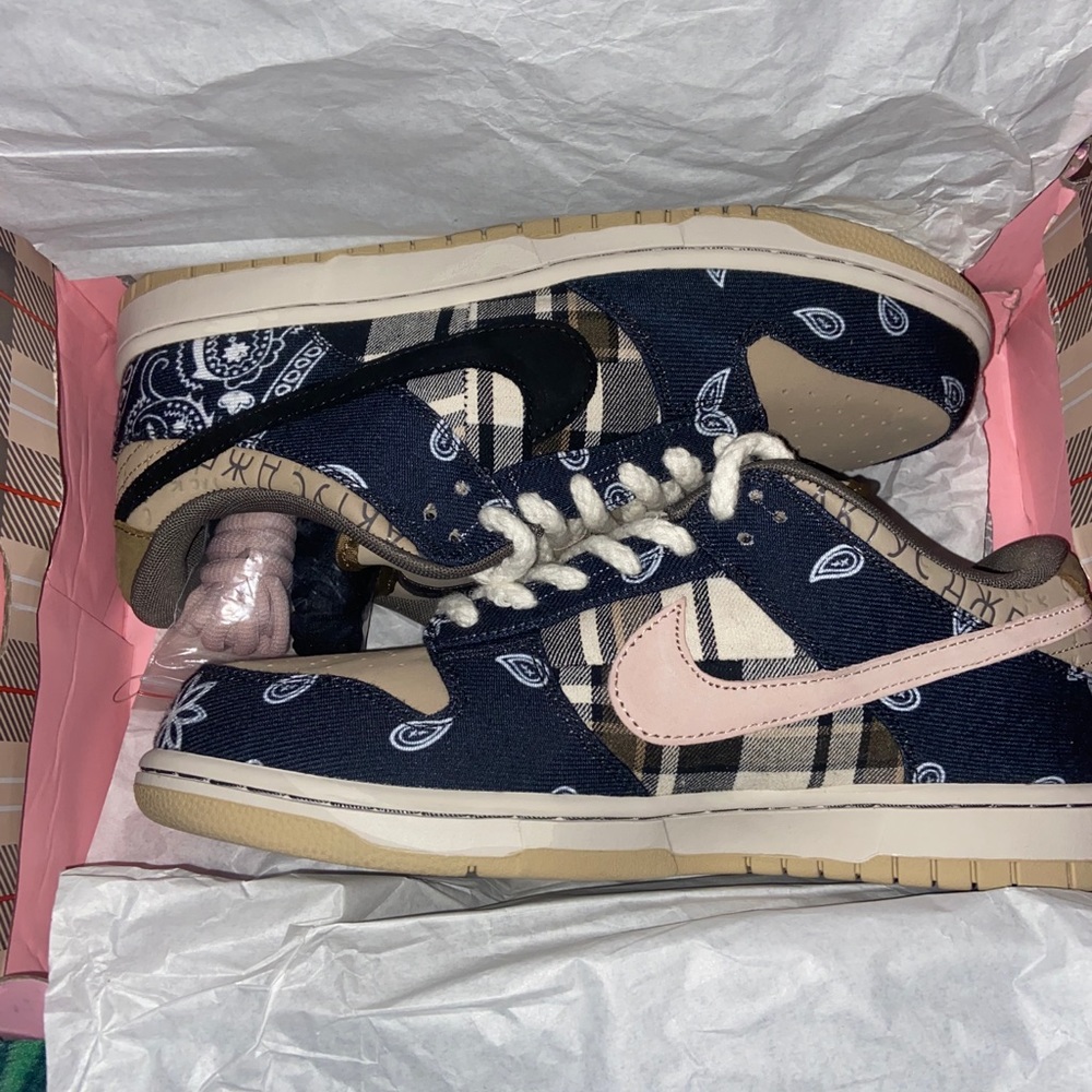 Nike SB Dunk Travis Scott Size 10.5 Damaged box